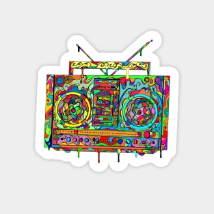 Boom Box Sticker